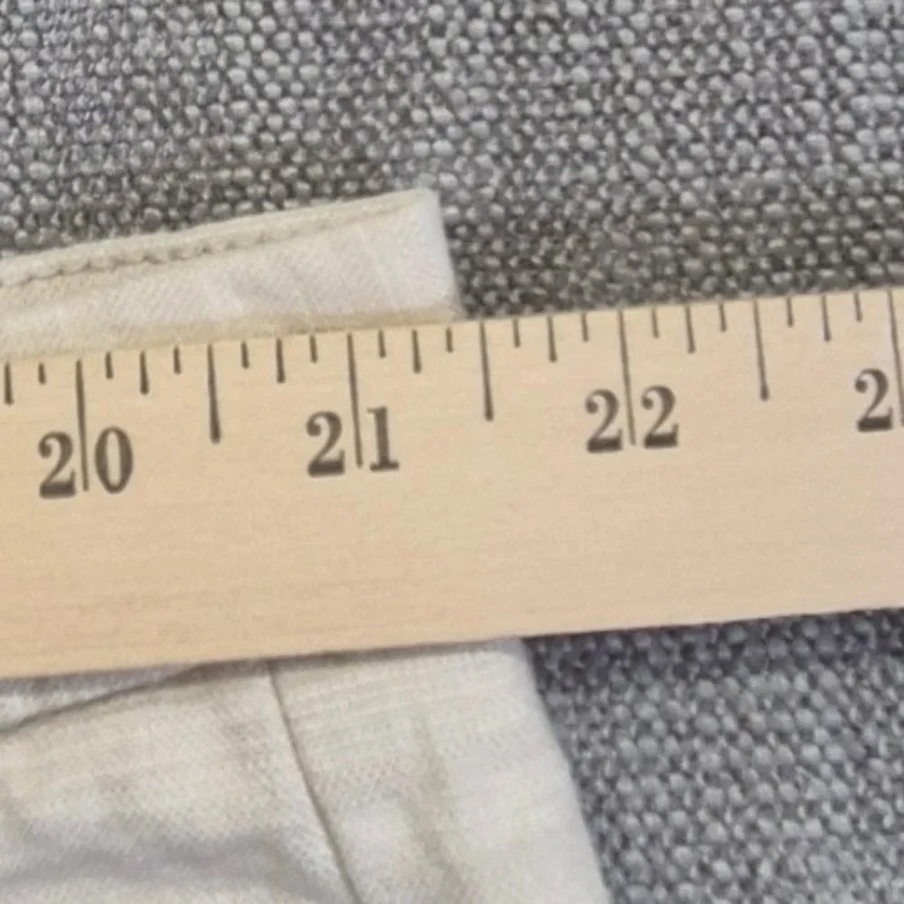 St Johns Bay men's light khaki chino pants 42x30 100% Cotton lightweight